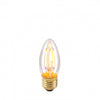 9 x LED 4W B35 Kertepære Klar Dæmpbar E27