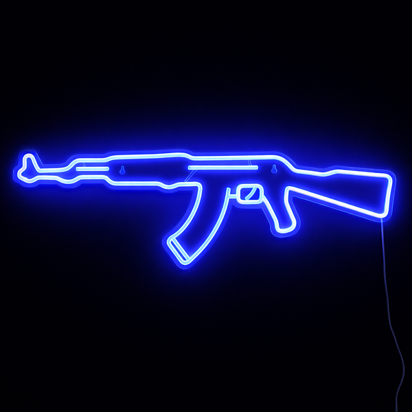 Lightish AK-47 Neon vägglampa