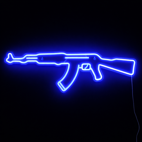 Lightish AK-47 Neon vägglampa