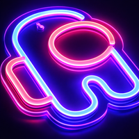 Lightish Among us Neon Vägglampa