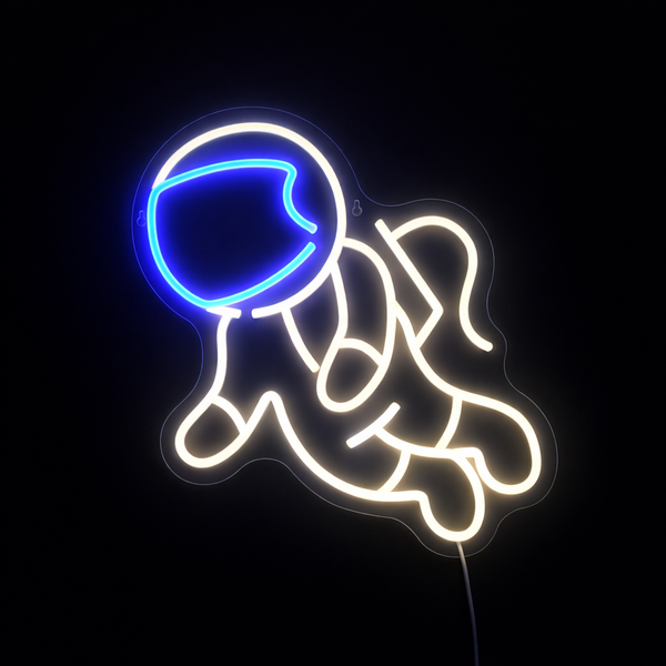 Astronaut Neon Væglampe