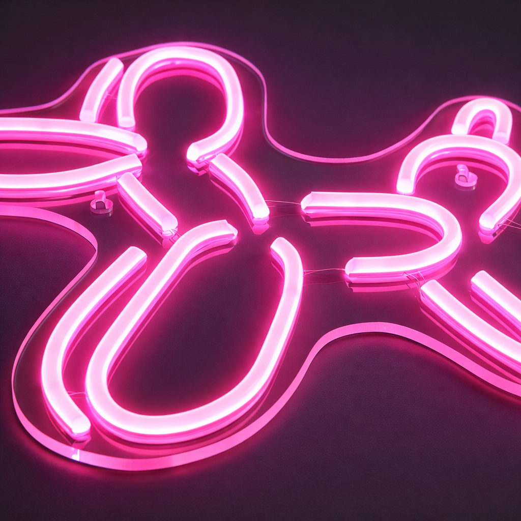 Lightish Balloon Animal neon vägglampa