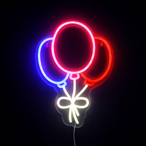 Lightish Ballons Neon vägglampa