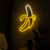 Lightish Banana Neon Vägglampa