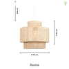 Bastia Pendel Rattan Ø40