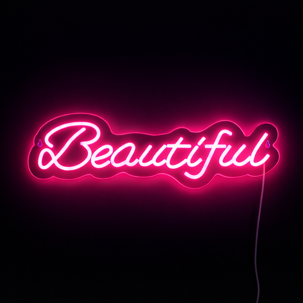 Lightish Beautiful neon vägglampa