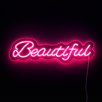 Lightish Beautiful neon vägglampa