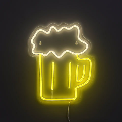 Lightish Beer Neon Vägglampa