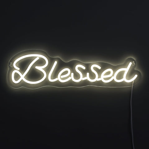Lightish Blessed neon vägglampa