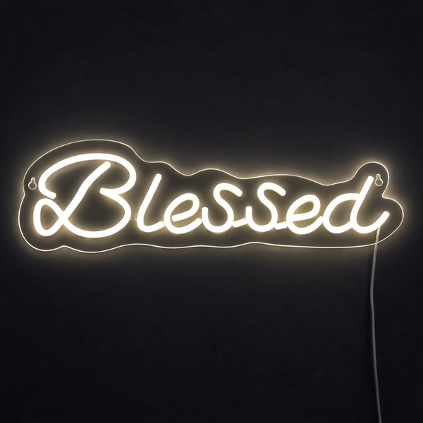 Lightish Blessed neon vägglampa