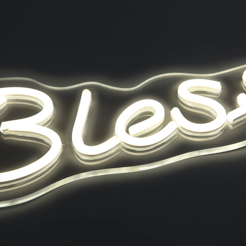 Lightish Blessed neon vägglampa