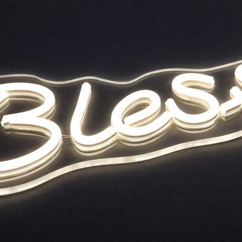 Lightish Blessed neon vägglampa