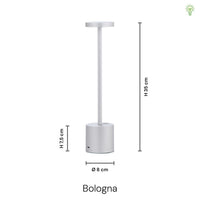 Bologna LED Trådlös Bordslampa Mässing