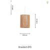 Braided Pendel Ø15