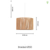 Braided Pendel Ø30