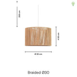 Braided Pendel Ø30