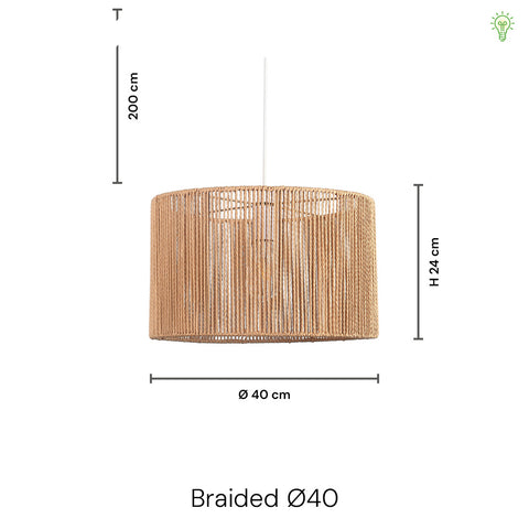 Braided Pendel Ø40