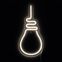 Lightish Bulb Neon Vägglampa Varm Vit