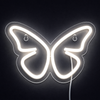 Butterfly Neon Vägglampa Varm Vit
