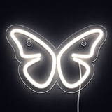 Butterfly Neon Vägglampa Varm Vit