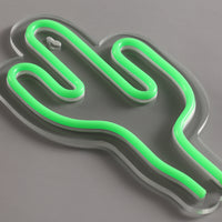 Cactus Mini Neon Væglampe