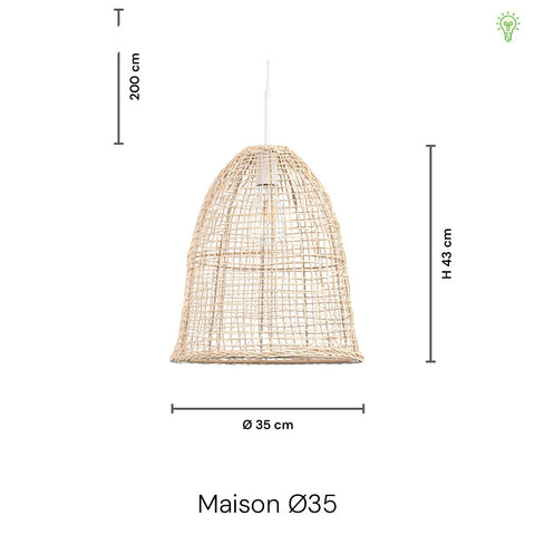 Celis Rattan Pendel Ø35