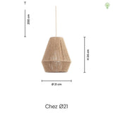 Chez Pendel Ø21 Jute