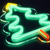 Julgran neon vägglampa
