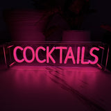 Cocktails LED Neon Box Bordlampe-Lightish-OutletLamper.dk