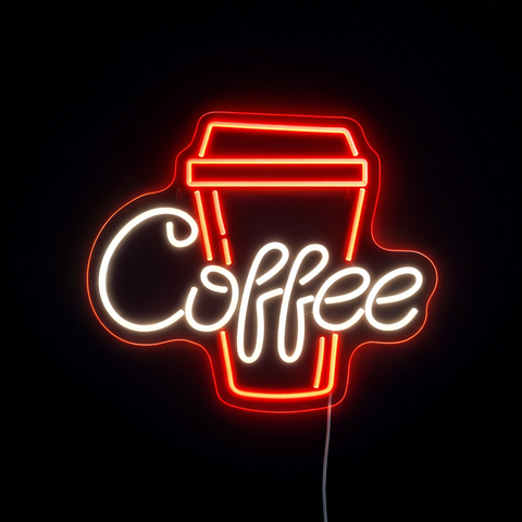 Coffee Cup Neon Væglampe