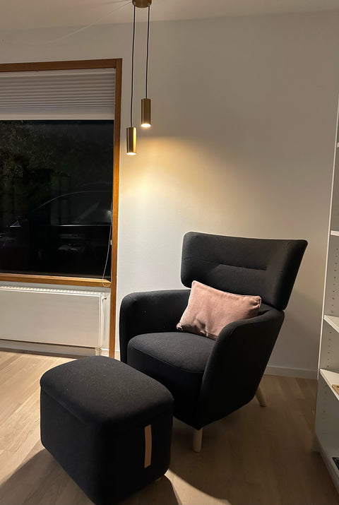 Creative Cables Tube Pendel Messing