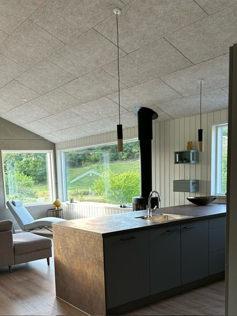 Creative Cables Tube Pendel Sort/Wood