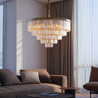 Santorini Lysekrone Ø80 Amber-Nordic Seasons-OutletLamper.dk