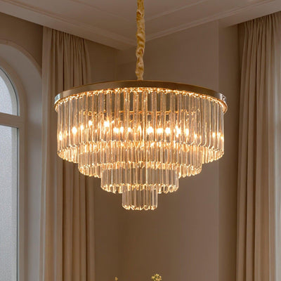 Santorini Lysekrone Ø40 Amber-Nordic Seasons-OutletLamper.dk