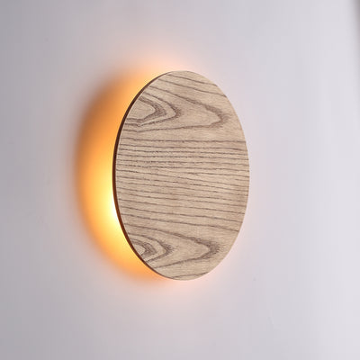 Luna Vägglampa Ø30 Trä 