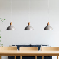 Oak Pendel Ø19 Glossy Grå-Nordic Seasons-OutletLamper.dk