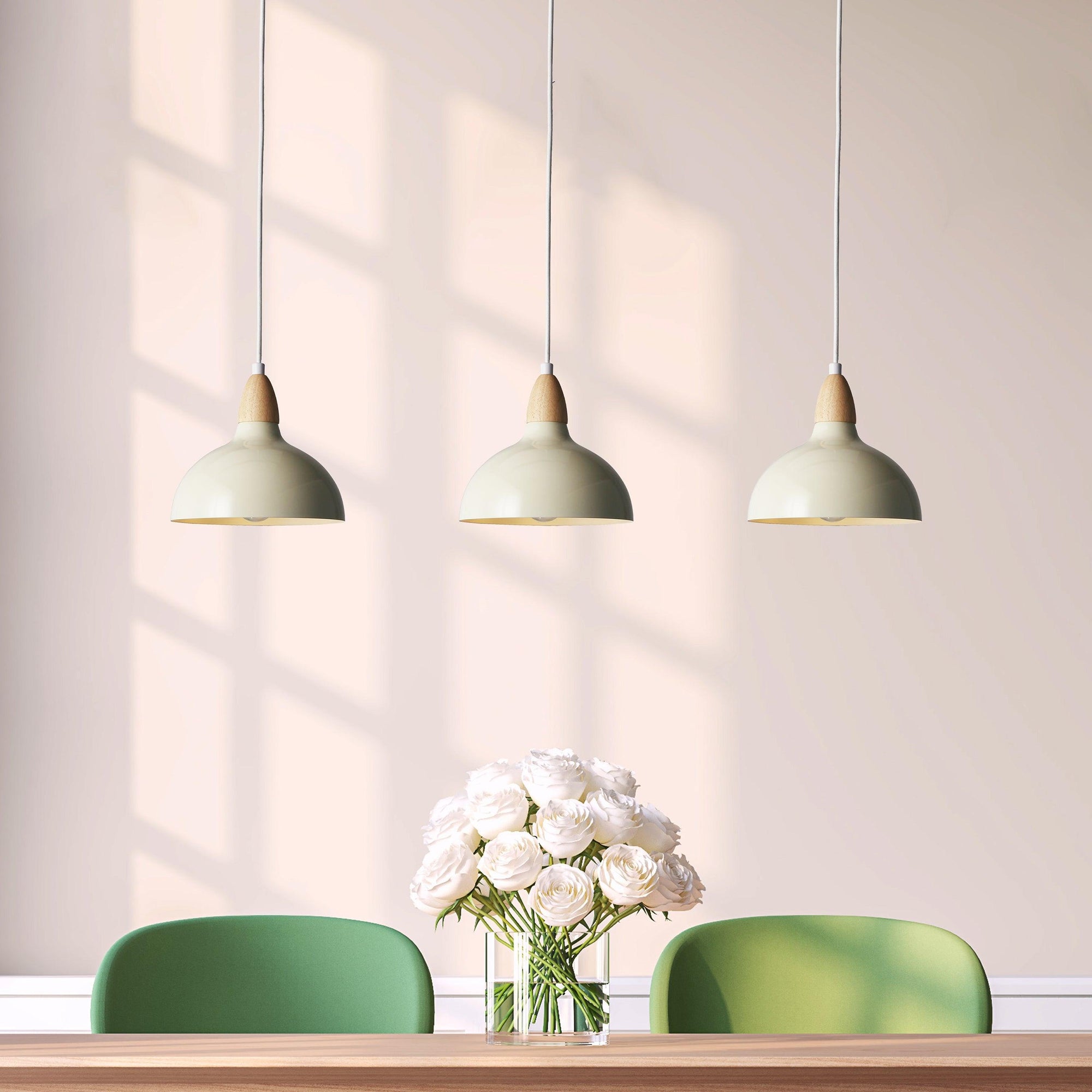 Oak Pendel Ø19 Glossy Vanilje-Nordic Seasons-OutletLamper.dk