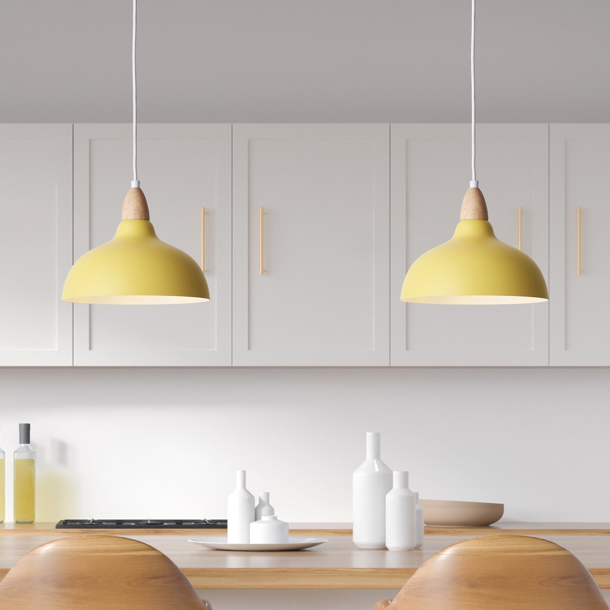 Oak Pendel Ø24 Lemon Gul-Nordic Seasons-OutletLamper.dk