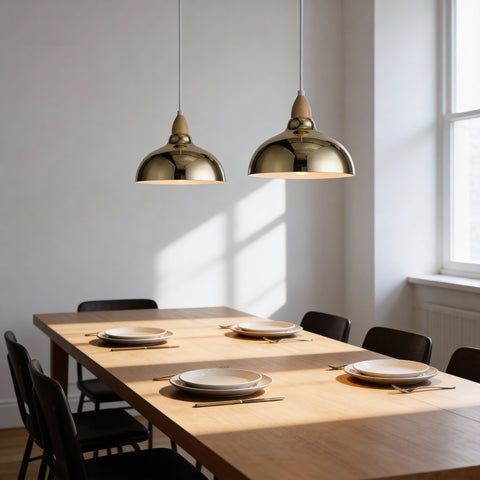 Oak Pendel Ø24 Klar Messing