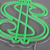 Dollar Sign Neon Væglampe