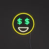 Emoji Dollar Neon Væglampe