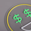 Emoji Dollar Neon Væglampe