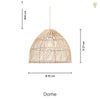 Dome Rattan Pendel Ø35