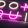 Don't Quit Neon Væglampe Pink