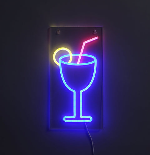 Lightish Drink Neon Vägglampa