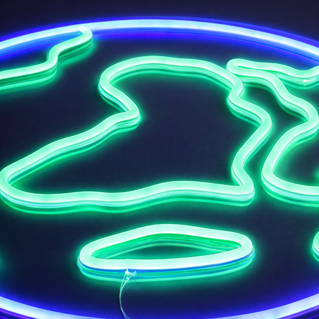 Earth Neon Væglampe