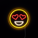 Emoji Love Neon Væglampe