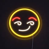 Emoji Flirty Neonskilt