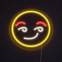Emoji Flirty Neonskilt