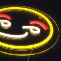 Emoji Flirty Neonskilt